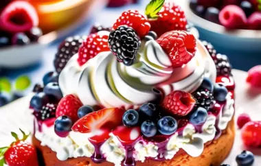 Beeren-Torte mit Topfen-Obers-Creme - Ein fruchtig-frischer Genuss