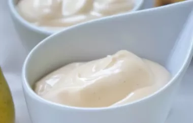 Birnen Topfen Creme - Ein cremiger Desserttraum