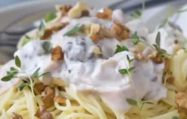 Blumenkohl-Spaghetti mit Gorgonzola