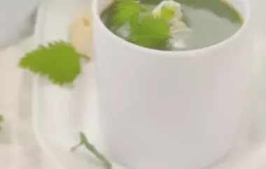 Brennesselsuppe mit Bärlauch