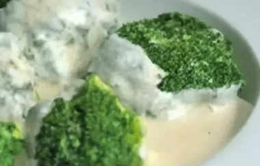 Broccoli mit Erdnuss-Sauce