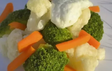 Brokkoli-Blumenkohl-Salat mit Gemüsemayonnaise