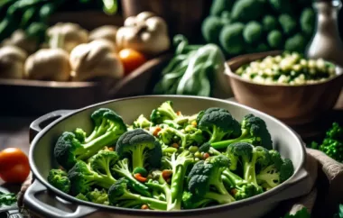 Brokkoli-Grünkern-Auflauf - Ein vegetarisches Wohlfühlgericht