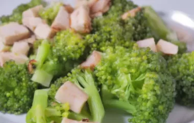 Brokkoli-Schinken-Auflauf - Ein herzhaftes und gesundes Gericht