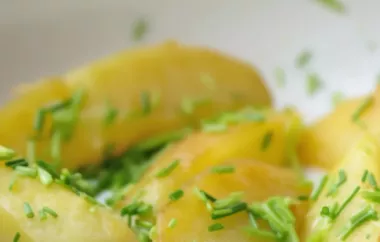 Butterweiche Schnittlauch-Kartoffeln mit einer frischen Note