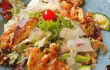 Caesar-Salat mit gegrilltem Hähnchen