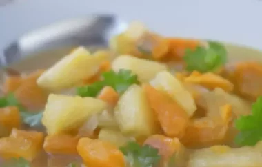 Chilenische Süßkartoffelsuppe - Eine feine Suppe aus Süßkartoffeln und Paprika.