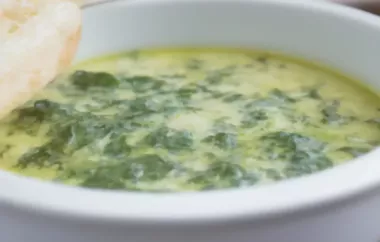 Cremig-frische Spinatsuppe - Eine köstliche Art, Spinat zu genießen