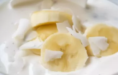Cremige Banenencreme - Schnell und einfach zubereitet