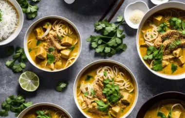 Curry Laksa - Eine köstliche und aromatische Nudelsuppe