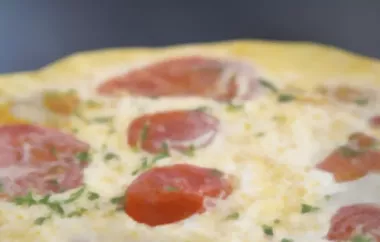 Das perfekte Frühstück: Tomate mit Ei