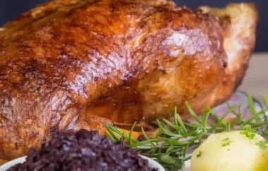 Delicious German Roast Goose Recipe