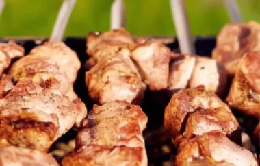 Delicious Serbian Grilled Meat Skewers