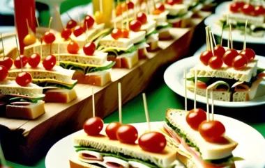 Delikatesse zum Feiern: Ein Partyschnittchen-Buffet für jeden Geschmack