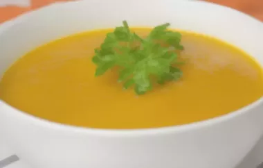 Deutsche Karottencremesuppe - eine herzhafte Suppe voller Geschmack