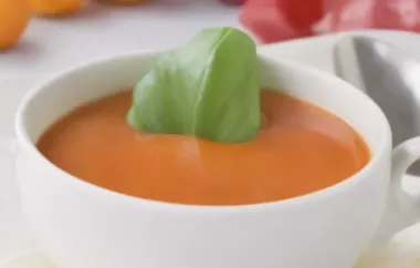 Deutsche Paprika-Marillen-Suppe - Ein einfaches und köstliches Rezept