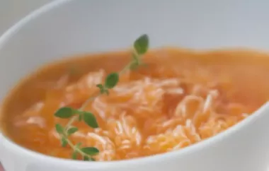 Deutsche Tomaten-Nudel-Suppe