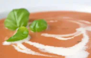 Diese köstliche Basische Tomatensuppe ist nicht nur lecker, sondern auch besonders gesund und leicht bekömmlich.