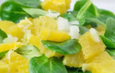 Echter Vogerlsalat mit Orangen - Ein vitaminreiches Rezept