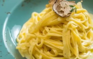 Ein delikates und luxuriöses Rezept für Trüffel mit Spaghetti