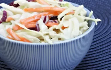 Ein einfaches und köstliches Krautsalat-Rezept für jeden Anlass