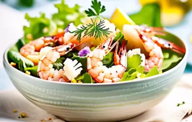 Ein erfrischender Kartoffel-Shrimps-Salat für den Sommer
