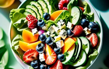 Ein erfrischender Sommersalat voller Vitamine und Aromen