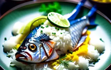 Ein exotisches Fischgericht mit aromatischem Fenchel und frischem Limetten-Jasmin-Reis.