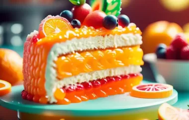 Ein fruchtig-frischer Kuchen mit Fanta