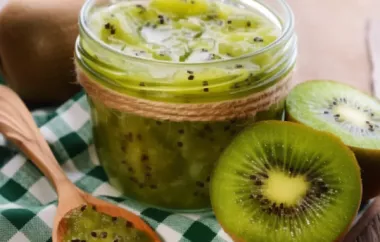 Ein fruchtiges Rezept für selbstgemachte Kiwi Marmelade