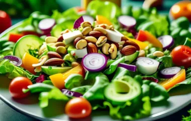 Ein gesunder und erfrischender Salat für Sportler