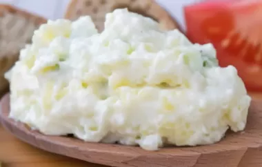 Ein herzhaftes Rezept für Kartoffelkas mit frischer Buttermilch