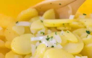 Ein klassisches deutsches Rezept für Kartoffelsalat