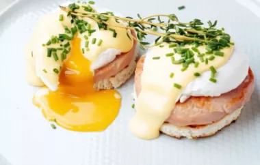 Ein klassisches Frühstücksgericht: Eier Benedict