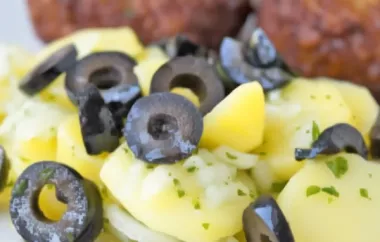 Ein köstlicher Kartoffelsalat mit mediterranem Touch