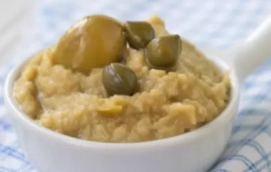 Ein köstlicher Oliven-Kapern-Dip für alle Gelegenheiten