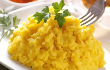 Ein köstliches Rezept für cremiges Risotto milanese