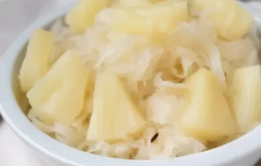 Ein köstliches Rezept für Sauerkraut mit Ananas