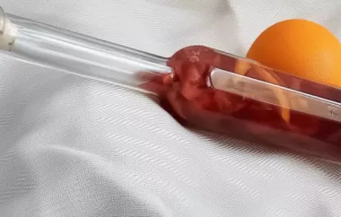 Ein köstliches Rezept für selbstgemachten Rotwein Orangen Essig