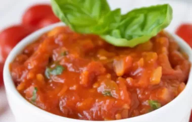 Ein köstliches Tomaten-Chutney-Rezept zum Verfeinern von Gerichten