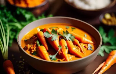 Ein köstliches und einfaches Rezept für Karotten Curry