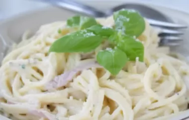 Ein leckeres und einfaches Rezept für Spaghetti Carbonara
