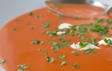 Ein leckeres und gesundes Rezept für Amaranth-Tomaten-Suppe