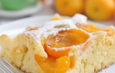 Ein saftiger Kuchen mit frischen Marillen und knuspriger Streusel