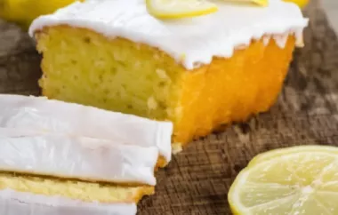 Ein saftiger Zitronenkuchen, der einfach und schnell zubereitet ist