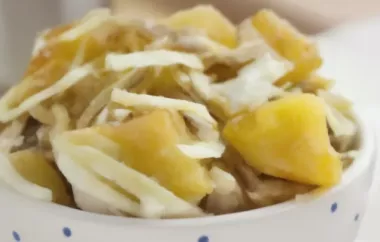 Ein traditionelles deutsches Rezept für Kartoffel-Kraut-Salat