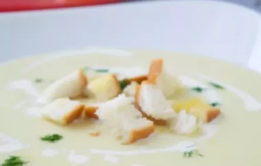 Eine köstliche Fenchel-Safran-Suppe zum Genießen