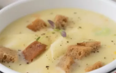 Eine köstliche Mais-Suppe mit exotischer Kokosmilch