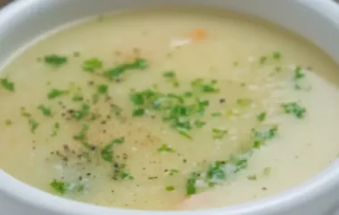 Eine köstliche und cremige Gebrannte Grießsuppe zum Genießen