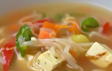 Eine köstliche und gesunde Suppe mit asiatischem Flair